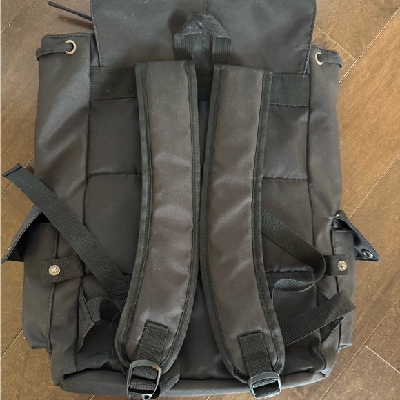 grey lululemon backpack While The Padded Straps Spread The Load Lululemon Branded Shell Backpack -